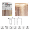 KURTYNA ŚWIETLNA DRUCIKI 150L CIEPŁY BIAŁY, 3 x 1,5 M, USB, Z PILOTEM *8479