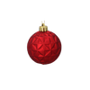 SET OF 60 CHRISTMAS ORNAMENTS RED/GOLD/SILVER MIX DESIGNS