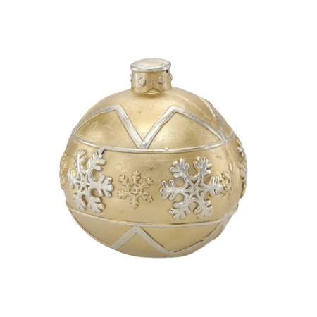 CHRISTMAS DECORATION – GOLD BAUBLE