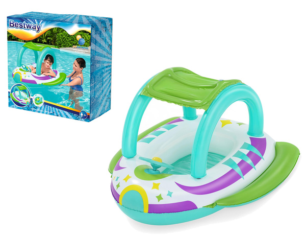 PONTON DMUCHABIL PENTRU COPII BARCA 1,07m x 1,12 m *8462