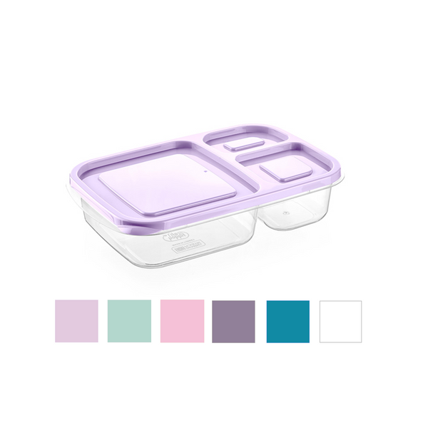 DIVIDED CONTAINER INTO 3 PARTS