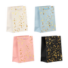 GIFT BAG "GOLD DOTS" 23 X 18 X 10 CM PACK=48PCS