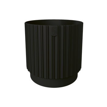 KVĚTINÁČ MIKA CYLI PETIT ECO RECYCLED 180MM ČERNÝ*0668