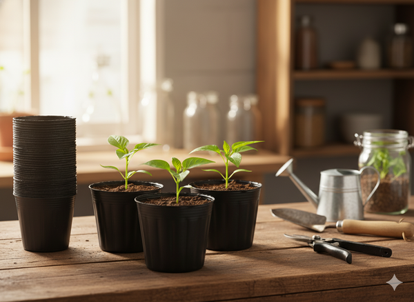 KPL.100SZT DONICZEK DO ROZSAD 6 x 5,8 CM opak=10kpl