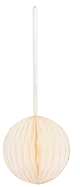 KPL. 6 ozdôb na vianočný stromček z papiera FI 8 cm mix farieb balenie=6ks *2211