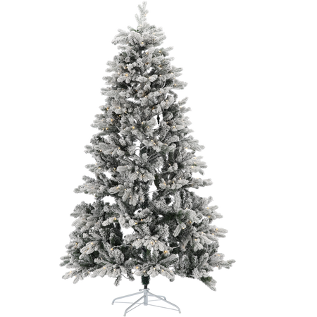 UMELÝ STROMček 210 CM - SNEŽENÝ LED *9049