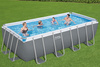 Power Steel 4.88m x 2.44m x 1.22m Rectangular Pool Set