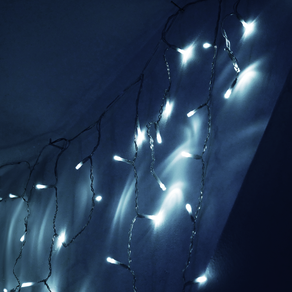 CORTINĂ ICICLE 300L ALB RECE LUNGIME 3 + 12 M *9836