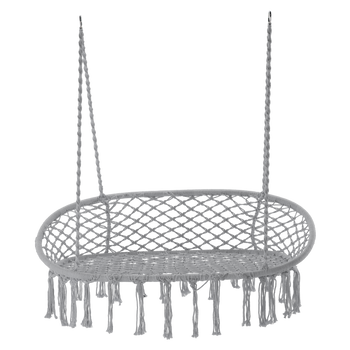 SCAUN SUSPENDAT DUBLAT - OSCILANT - GRI *5177