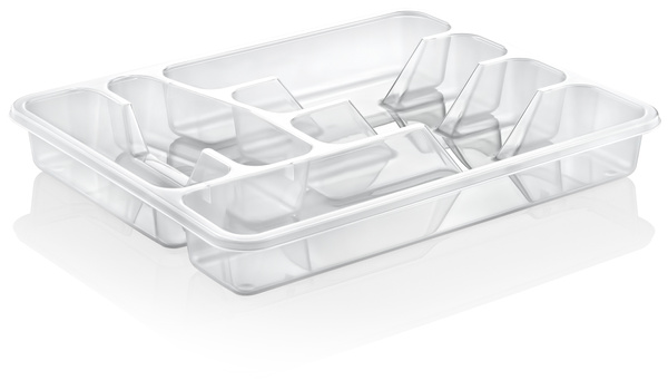 Inserție transparentă pentru sertarul cu tacâmuri 31x39x5,5CM *3651