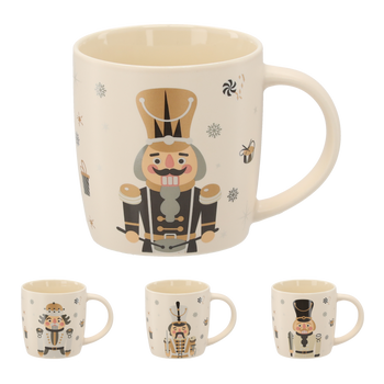 Porcelánový hrnček DEDKO NA ORIEŠKY 365 ML ZMES VZOROV *1858