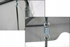 GARDEN SWING 170 X 110 X 153 CM GRAY WITHOUT ROOF WITH CUP HOLDERS