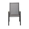 STEEL KD TEXTILENE CHAIR 72,5 x 55,5 x 92,5 CM GREY
