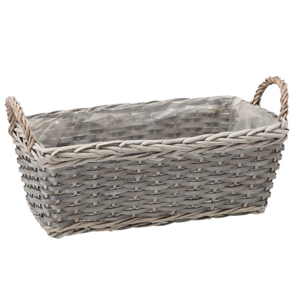 WICKER RECTANGULAR COVER 42 X 21 X 15 CM