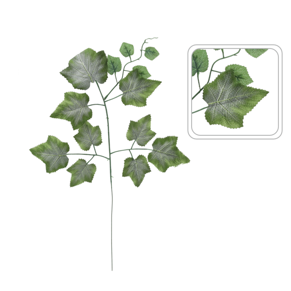 ARTIFICIAL BRANCH - VINE LEAF 54 x 36 CM
