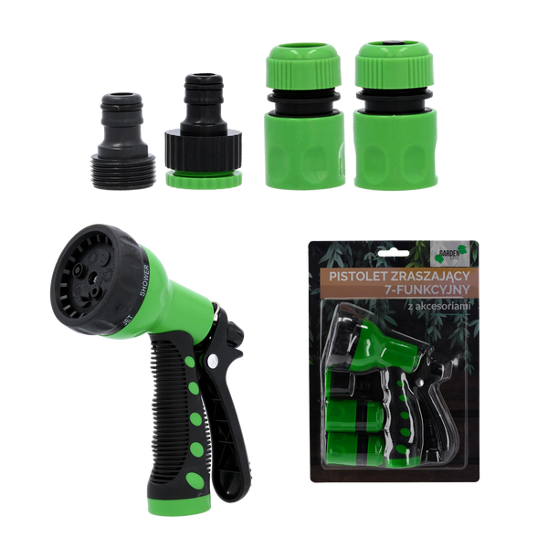 PUȘCĂ DE STROPIT 7-FUNCȚIONALĂ CU ACCESORII pachet=12 buc *4547