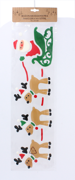 CHRISTMAS WINDOW STICKER 15 x 55 CM