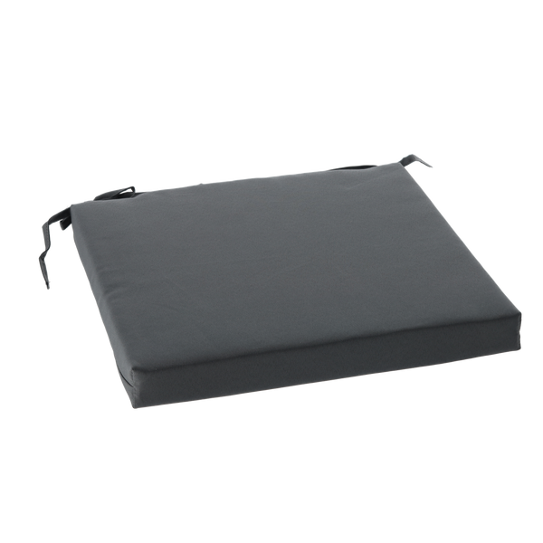 PODUSZKA NA KRZESŁO 40 x 40 x 5 CM CIEMNOSZARA