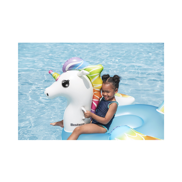Bestway® 61" x 47"/1.55m x 1.19m Fantasy Unicorn Ride-On