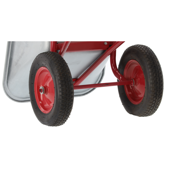 TACZKA - POJEMNOŚĆ 140 L - CZERWONA /2 koła/*0671