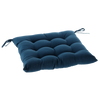 PODUSZKA NA KRZESŁO 40 x 40 x 6 CM NIEBIESKA