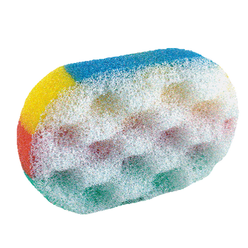 BATH SPONGE MASSAGE RAINBOW