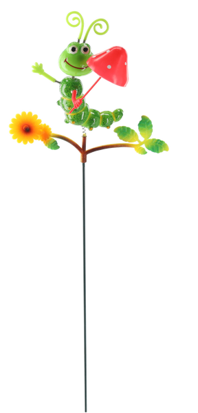 OZDOBA NA PIKU DO DONICY / OGRODU - GĄSIENICA 15 CM / 50 CM *5351