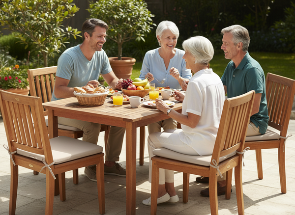 PODUSZKA NA KRZESŁO 40 x 40 x 3 CM NATURALNA
