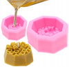 Silicone mold for candles plaster with bee