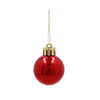 SET OF 20 BAUBLES 3 CM RED/GREEN 