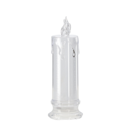 ŚWIECA LED BROKATOWA 19,5CM*4395