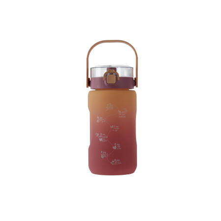 WATER BOTTLE 1500 ML GREEN OMBRE