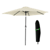 GARDEN UMBRELLA 3 M BEIGE WITH COVER *5347