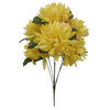 ARTIFICIAL BRANCH - CHRYSANTHEMUMS ASSORTED COLOURS