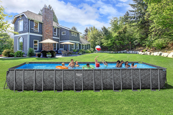 APX 365 31'4" x 16' x 52"/9.56m x 4.88m x 1.32m Rectangular Pool Set
