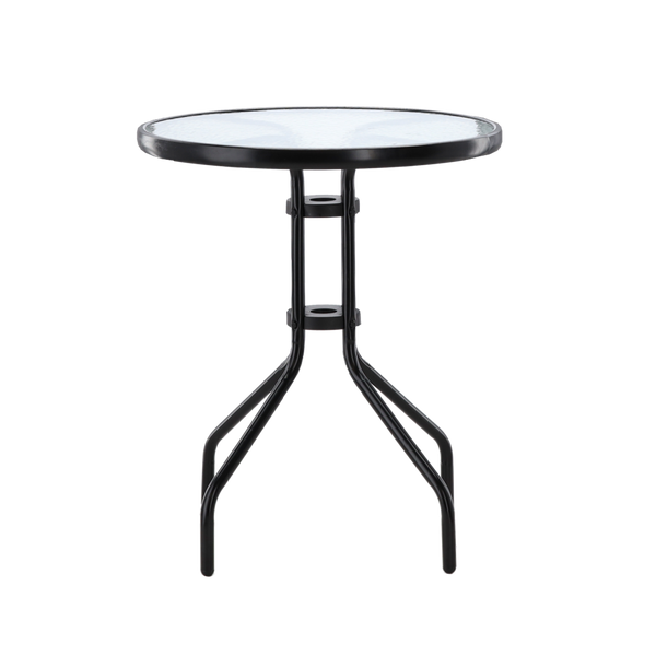 Set de mobilier pentru balcon - 2 scaune + masă - gri *5901