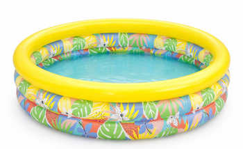 Bestway ?66" x H15"/?1.68m x H38cm Floral Paradise Play Pool