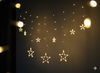 LED STAR LIGHTS 138L WARM WHITE