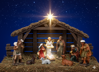 CHRISTMAS FIGURINES SET 11 PCS. 5,5 CM