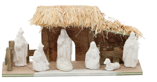 CHRISTMAS CRIB 31 X 10.5 X 13.5