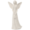 CERAMIC LED ANGEL WITH STAR 23,6 CM