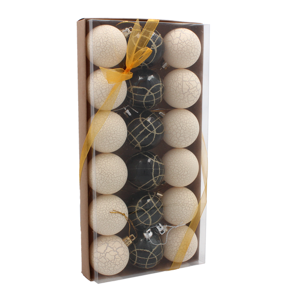 Sada 18 vánočních koulí 5 cm *5430