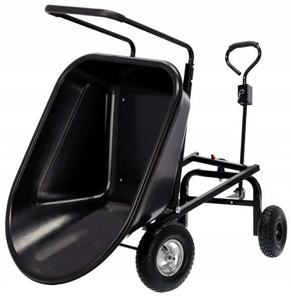 WÓZEK OGRODOWY CZARNY 160 L