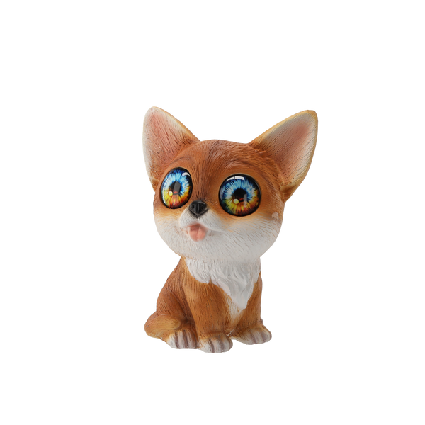 GARDEN FIGURINE - LED FOX 20,5 x 21 x 28,5 CM