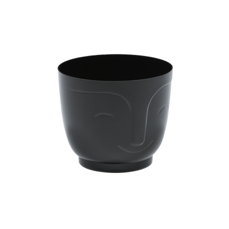 Pot cover ATHENA 140 MM - black