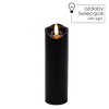 LED CANDLE BLACK 5 X 17,5 CM