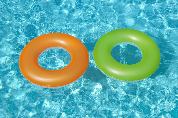 Bestway® 36"/91cm Frosted Neon Swim Ring