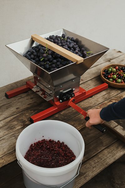 GRAPE GRINDER 7 L FOLDABLE FUNNEL 49.6 x 40.7 x 24.8 CM