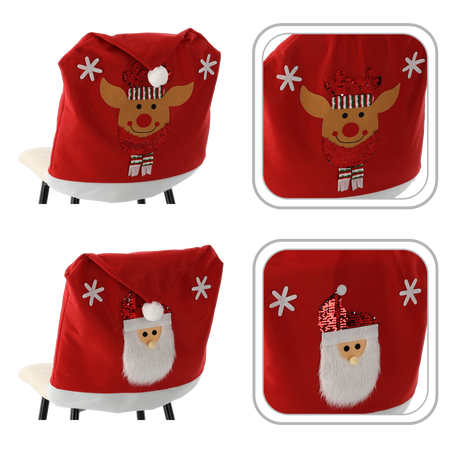 CHRISTMAS CHAIR COVER MIX DESIGNS