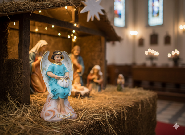 FIGURA ANDĚL KASIČKA 38 CM polyresin *1131